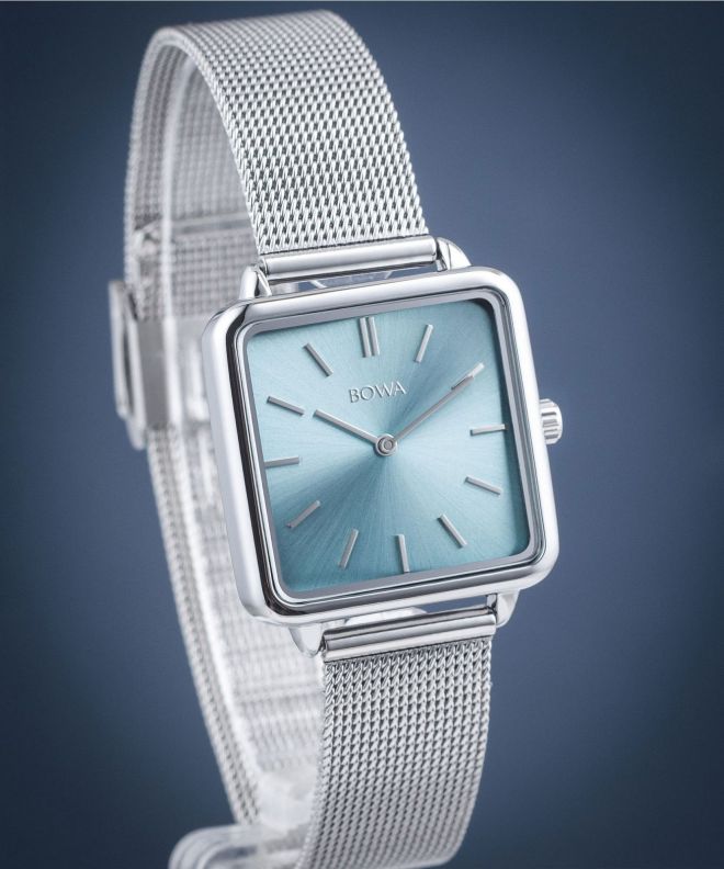 BOWA Vienna Ice-Blue Silver Mesh 29 watch VI295-95-165M