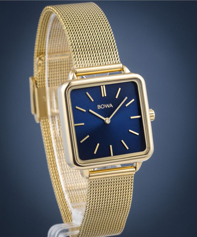 BOWA Vienna Navy Blue-Gold Mesh 29 watch VI294-34-164M
