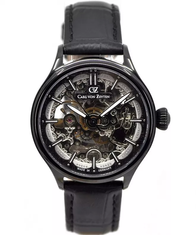 Carl Von Zeyten CVZ0072BBKS - Horbach Skeleton Automatic Watch •