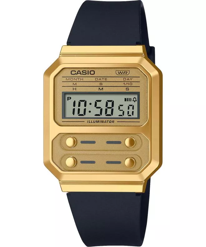 Casio Vintage Digital Black Gold