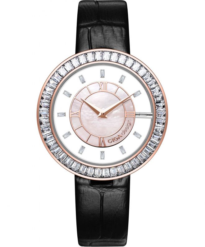 Ciga Design D Series SPARKLE watch D022-REWH-1BK