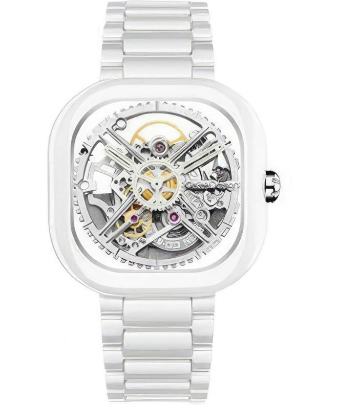 Ciga Design X Series Ceramic Skeleton watch C012-WG01-W7W (C012-WG01-7W)