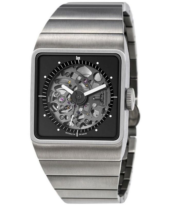 Lip Big TV Titanium Automatic Skeleton watch 671656