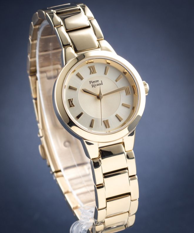 Pierre Ricaud Gold Women's Watch P21080.1161Q
