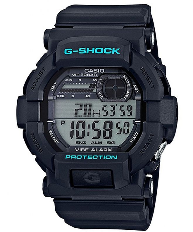 Casio G-Shock Digital GD-350 Series gents watch GD-350-1CER