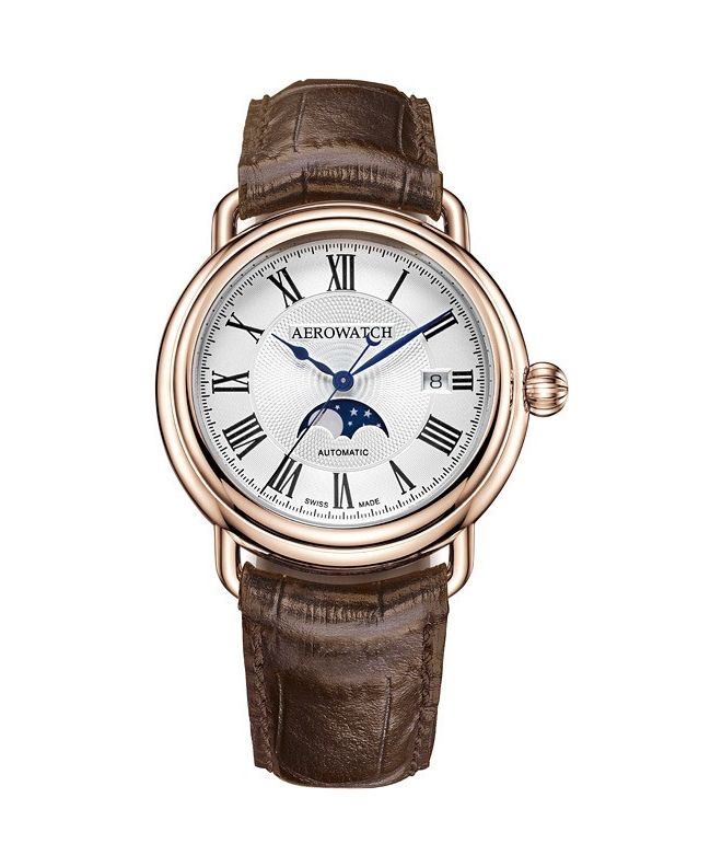 Aerowatch 1942 Moon Phases Automatic Men's Watch