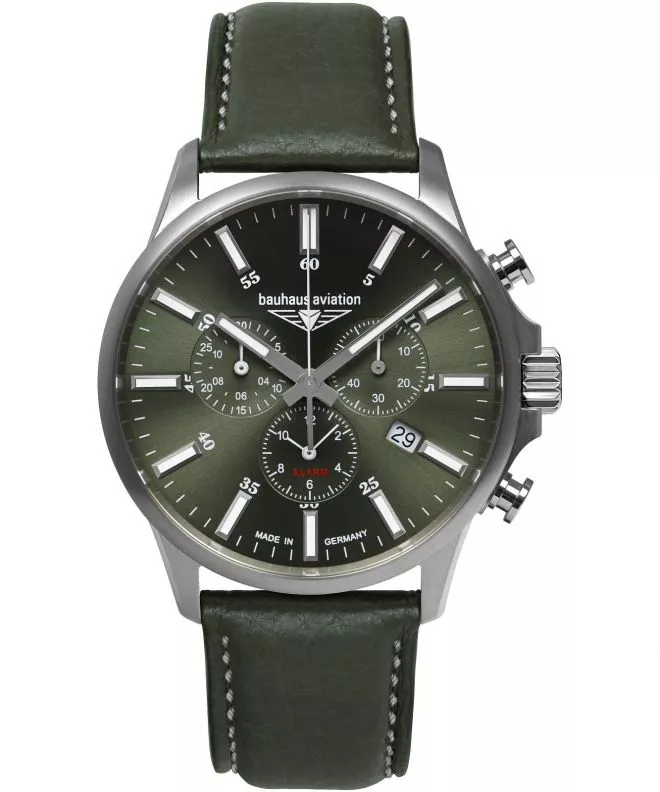 Bauhaus 2880-4 - Aviation Titanium Chronograph Watch •