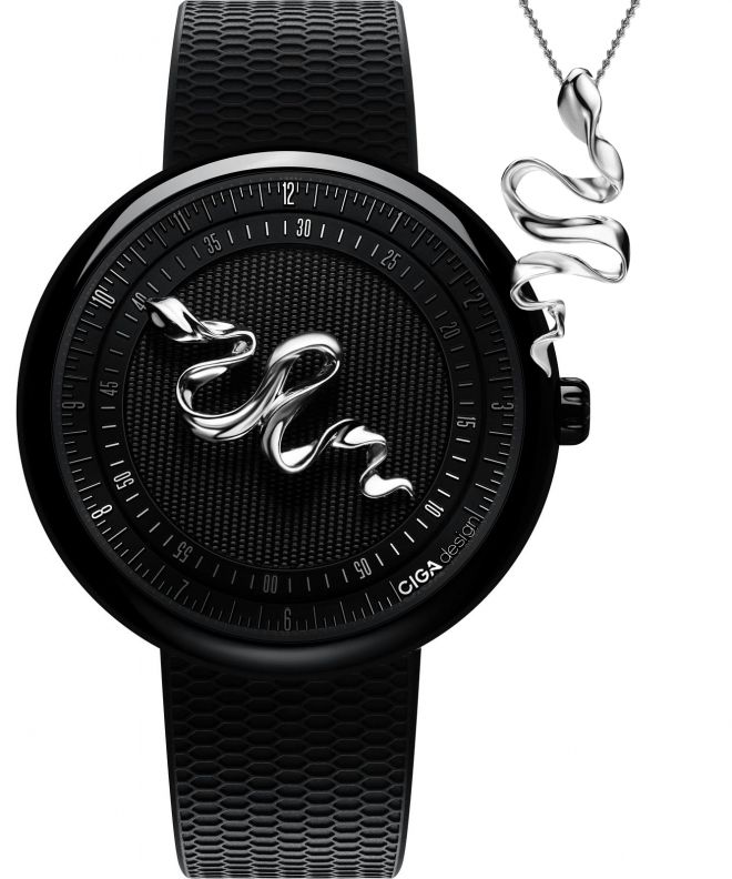 Ciga Design Legend of Serpent Automatic Silver 925 Edition GPHG 2021 SET watch U037-BB02-W6B