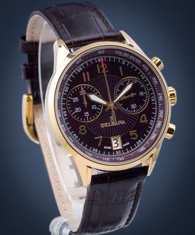 Delbana Retro Chronograph Men's Watch 42601.672.6.104
