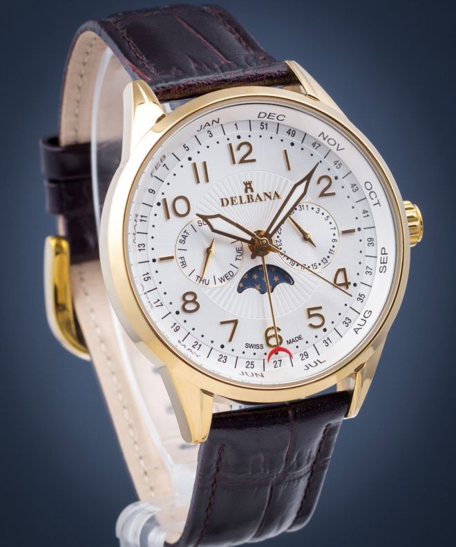 Delbana Retro Moonphase Men's Watch 42601.646.6.064