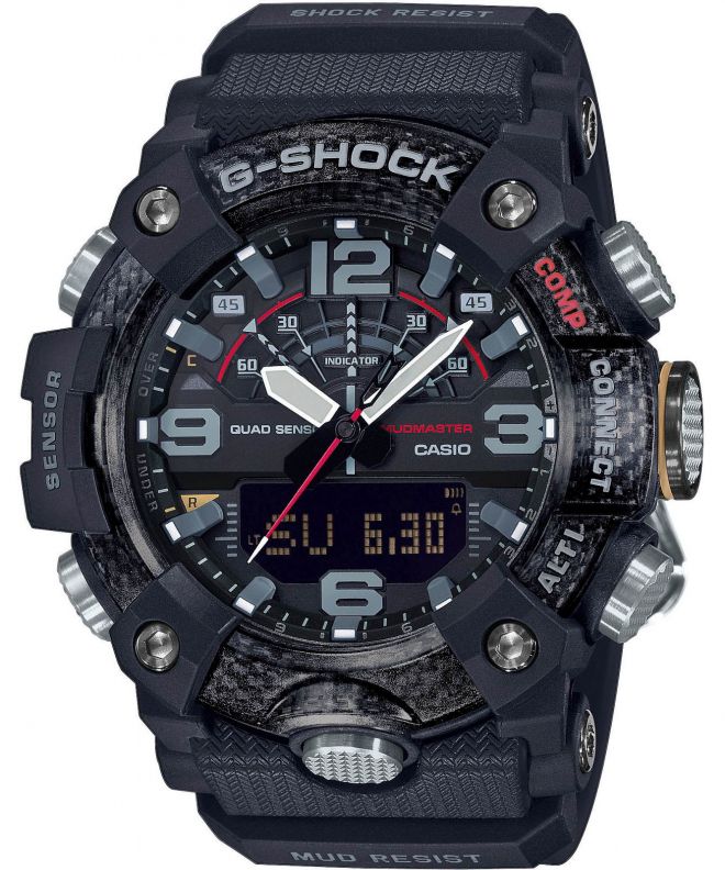 Casio G-Shock Master of G Mudmaster Carbon Core Guard Quad Sensor Bluetooth Sync gents watch GG-B100-1AER
