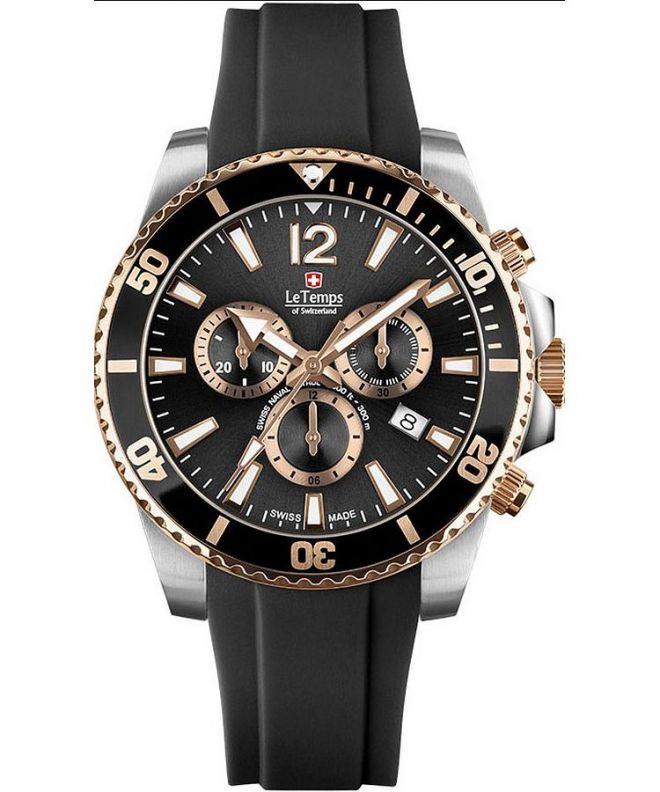 Le Temps Swiss Naval Patrol Chronograph watch