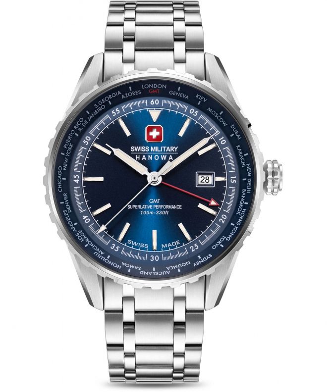 Swiss Military Hanowa Afterburn GMT watch SMWGH0003204
