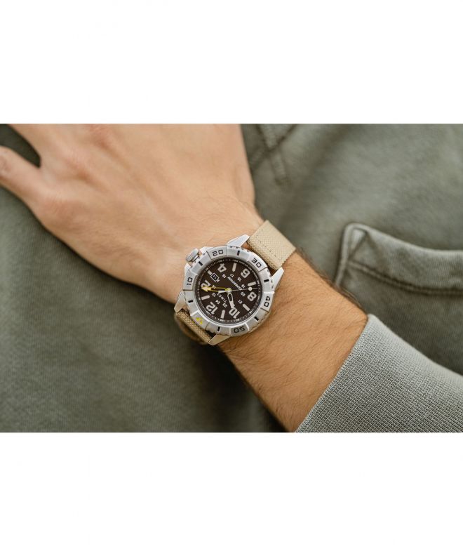 Orologio Timex Expedition North Ridge Uomo – Cassa 42 Mm, Cinturino In Pelle Vegana, Luce Indiglo