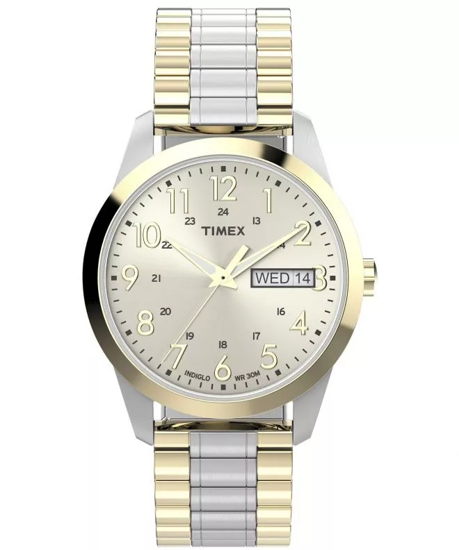 Timex Orologio sportivo da uomo South Street, Colore argento/blu., Orologio al quarzo