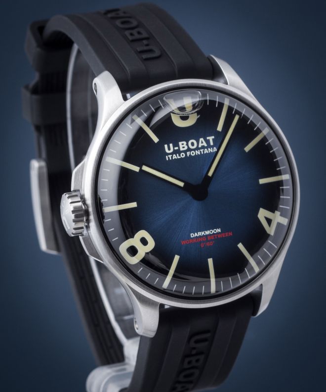 U-BOAT Darkmoon Blue SS Soleil watch 8704-D (8704-C, 8704-B, 8704)