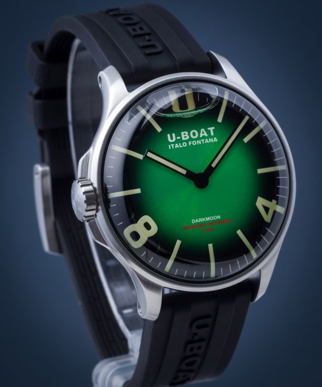 U-BOAT Darkmoon Green SS Soleil watch 8702-C (8702-B, 8702)
