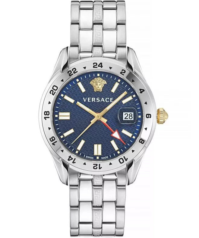 GMT Time Watch VE7C00523 - Versace • Greca