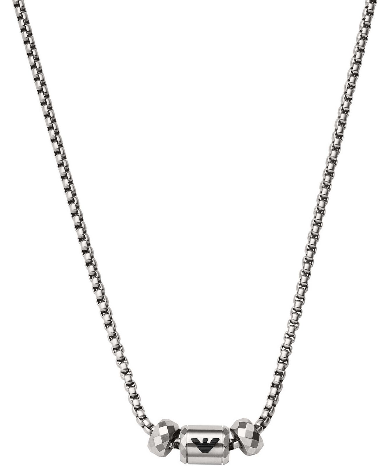 Emporio Armani Men's Stainless Steel Necklace - EGS1542040 - Watch Station