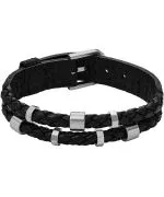 Fossil Leather Essentials Men's Bracelet