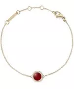 Daniel Wellington Audrey Red Agathe Gold bracelet