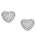 Fossil Sadie Glitz Heart earrings