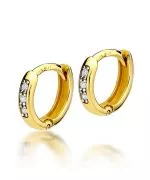 Bonore - Gold 585 - Diamond earrings