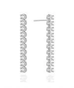 Bonore - White Gold 585 - Diamond earrings