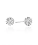 Bonore - White Gold 585 - Diamond earrings