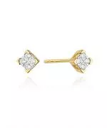 Bonore - Gold 585 - Diamond earrings