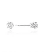 Bonore - White Gold 585 - Diamond earrings