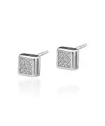 Bonore - White Gold 585 - Diamond 0,15 ct earrings
