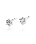 Bonore - White Gold 585 - Diamond earrings