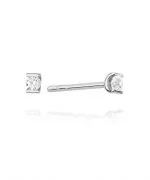 Bonore - White Gold 585 - Diamond 0,04 ct earrings