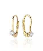 Bonore - Gold 585 - Diamond 0,07 ct earrings