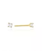 Bonore - Gold 585 - Diamond 0,04 ct earrings