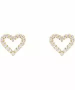 Daniel Wellington Mirelle Heart Gold earrings