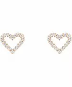 Daniel Wellington Mirelle Heart Rose Gold earrings