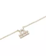 Daniel Wellington Crystal Zodiac Chain Gold Libra necklace