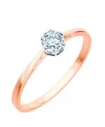 Bonore - Rose Gold 585 - Diamond 0,5 ct ring