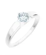 Bonore - White Gold 585 - Diamond 0,7 ct ring