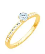 Bonore - Gold 585 - Diamond 0,4 ct ring