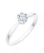 Bonore - White Gold 585 - Diamond 0,5 ct ring