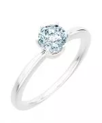 Bonore - White Gold 585 - Diamond 1 ct ring