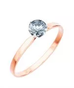 Bonore - Rose Gold 585 - Diamond 1 ct ring