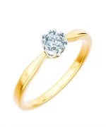 Bonore - Gold 585 - Diamond 0,4 ct ring
