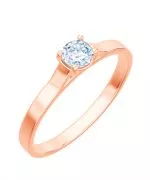 Bonore - Rose Gold 585 - Diamond 0,4 ct ring