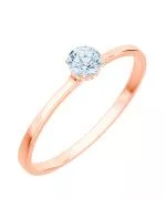 Bonore - Rose Gold 585 - Diamond 0,5 ct ring