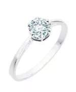 Bonore - White Gold 585 - Diamond 1 ct ring