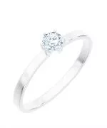 Bonore - White Gold 585 - Diamond 0,5 ct ring